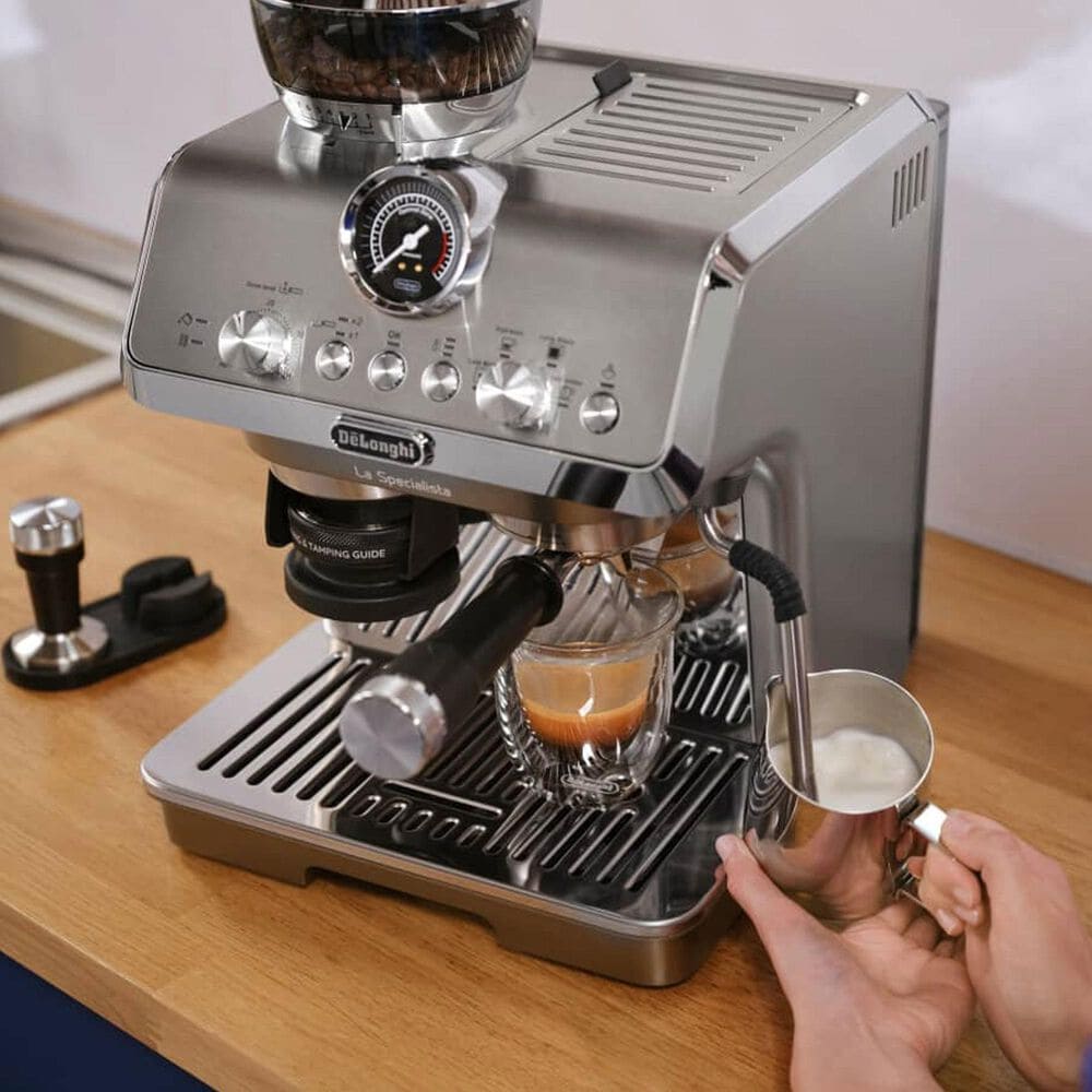 DeLonghi La Specialista Arte Evo 56 Oz Espresso Machine with Cold Brew in Metal, , large