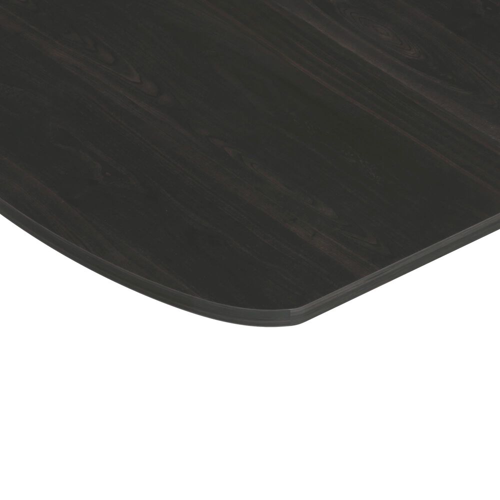 HOMLUX 1-Shelf End Table in Espresso, , large