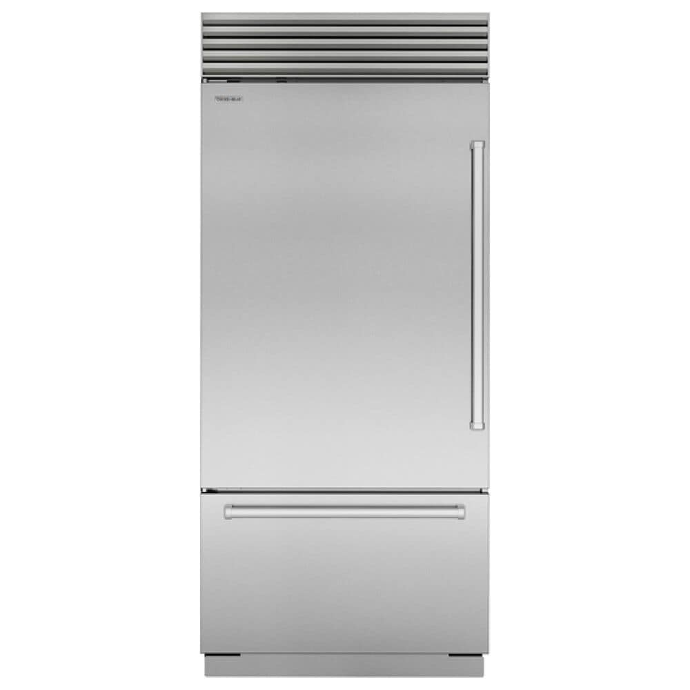 Sub Zero 20.7 Cu. Ft. Classic Left Hinge Bottom-Freezer Refrigerator with Internal Water Dispenser and Pro Handle in Stainless Steel, , large