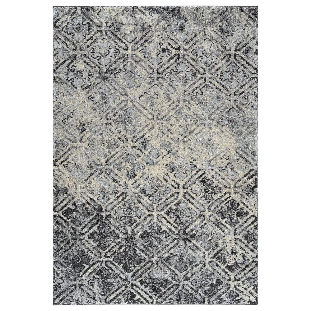 Dalyn Rug Company Aero AE8 9"6" x 13"2" Charcoal Area Rug, , large