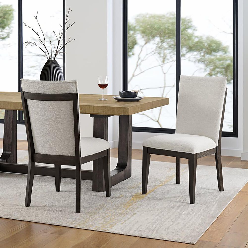 Golden Wave Furniture Sutton Place 7-Piece Rectangular Dining Set in Caramel and Cocoa, , large