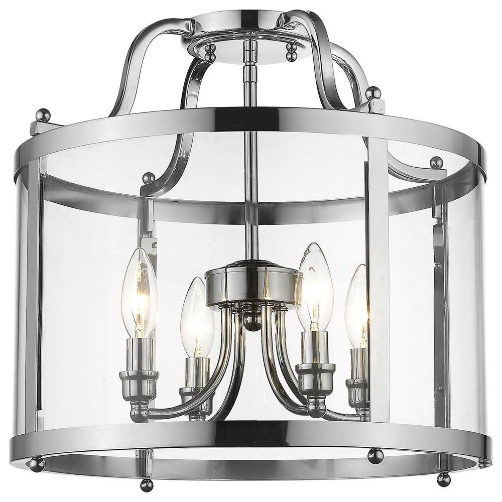Golden Lighting Payton Semi-Flush in Chrome, , large