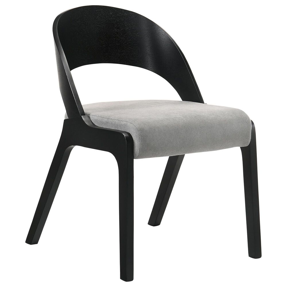 Blue River Venus and Polly 5-Piece Dining Set with Gray Cushion in Black, , large