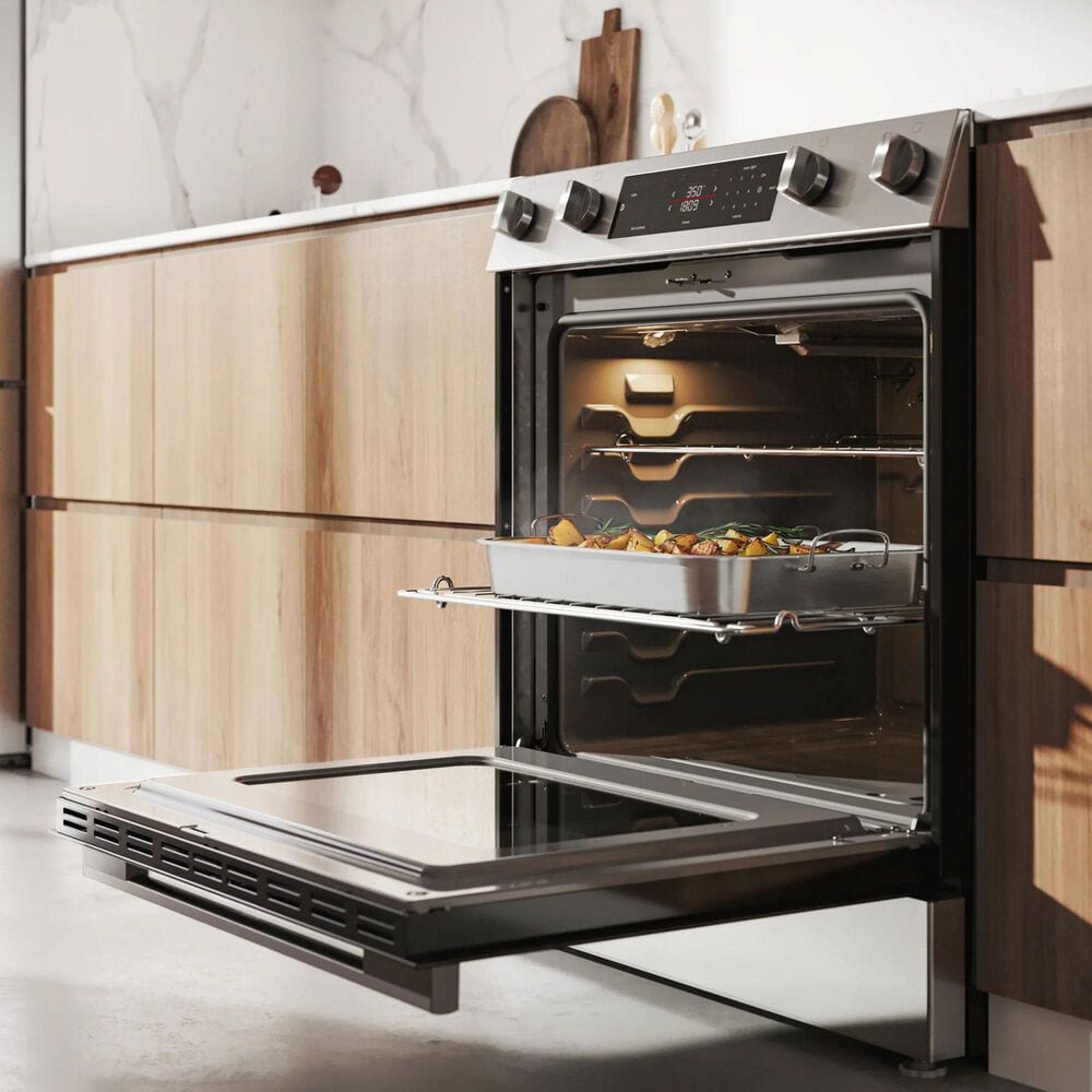 Bosch 100 Series 5.8 Cu. Ft. Freestanding Electric Range in Stainless Steel, , large