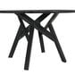 Blue River Venus and Lima 5-Piece Dining Set with Gray Cushion in Black, , large
