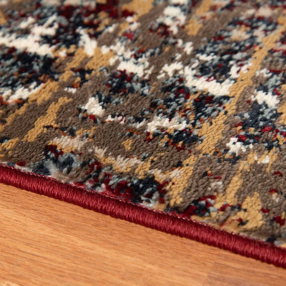 Amer Rugs Allure 2&#39; x 3&#39; Beige and Red Area Rug, , large