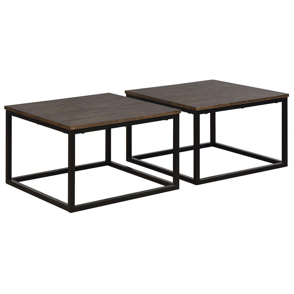 Bolton Furniture Arcadia Bunching Coffee Table Set in Antique Mocha, , large