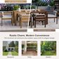 Hearth and Haven 7-Piece Outdoor Dining Set with Beige Cushions in Mocha, , large