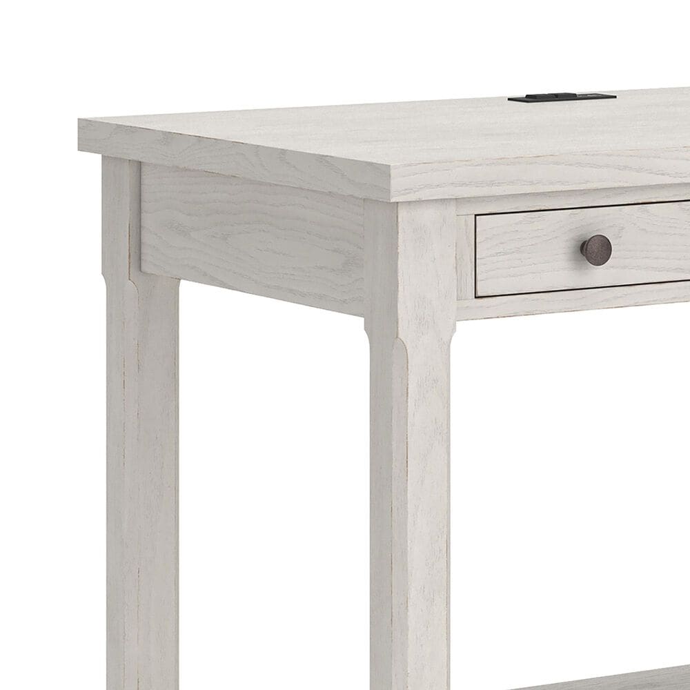Ashley Robbinsdale 3-Piece L-Shape Desk and Bookcase Set in Antique White, , large