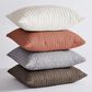 Levtex Cross Stitch 18" x 18" Throw Pillow in Adobe, , large