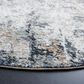 Safavieh Jasmine 5"3" Round Grey and Taupe Area Rug, , large