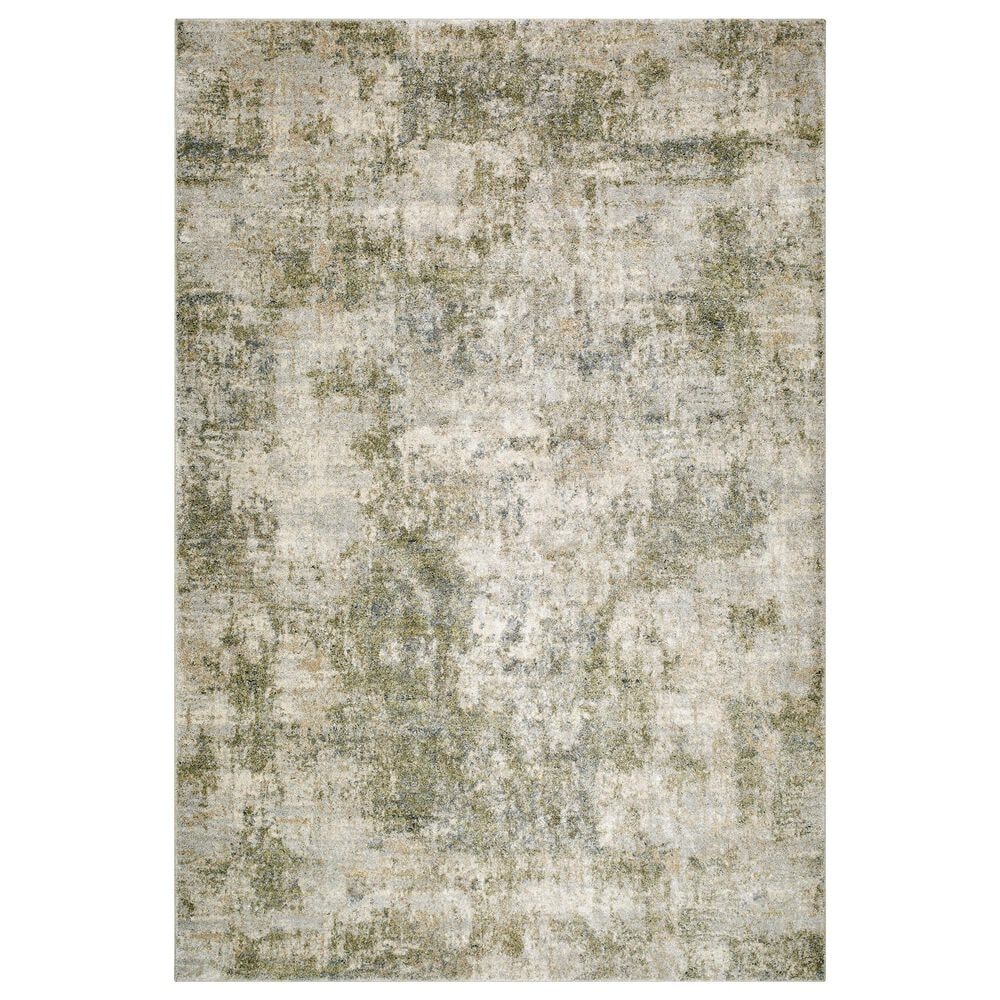 Surya Avellino 6"7" x 9"2" Light Gray, Light Beige, Light Olive, Olive, Gray, Deep Teal and Tan Area Rug, , large