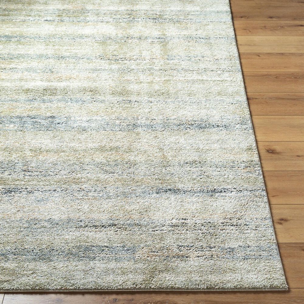 Surya Avellino 5&#39;3&quot; x 7&#39; Light Beige, Light Gray, Olive, Light Olive, Tan, Deep Teal and Gray Area Rug, , large