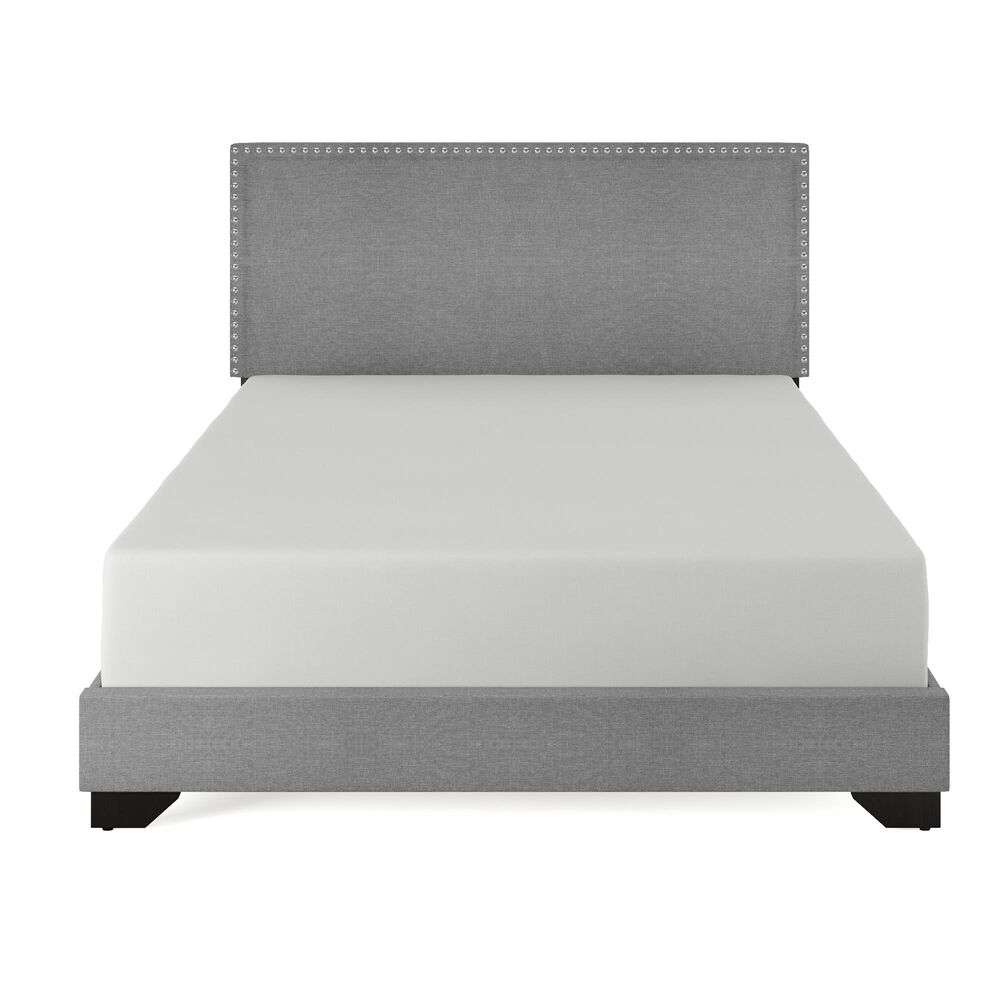The Monday Company Full Upholstered Bed in Gray, , large
