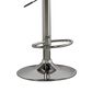 Signature Design by Ashley Bellatier Adjustable Barstool in Bone and Chrome , , large