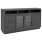 Meximuebles Ferrara 4-Door TV Console in Grey, , large