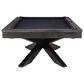 Plank and Hide 8" Felix Pool Table in Gunmetal Grey, , large