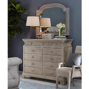 Vantage Summer Creek Dresser and Mirror in Scrubbed Oak, , large
