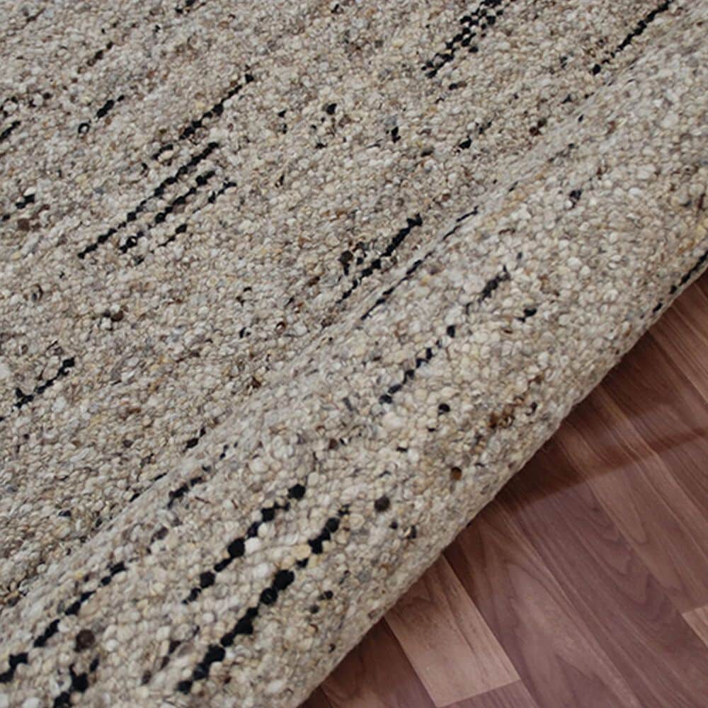 L&amp;R Resources Kingston Abstract 7&#39;9&quot; x 9&#39;9&quot; White and Black Area Rug, , large