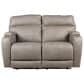 HomeStretch Jaguar Triple Power Loveseat in Pebble, , large