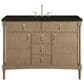 James Martin Kinnsden 48" Single Bathroom Vanity in Weathered Oak with 3 cm Phantome Eclos Top and Rectangular Sink, , large