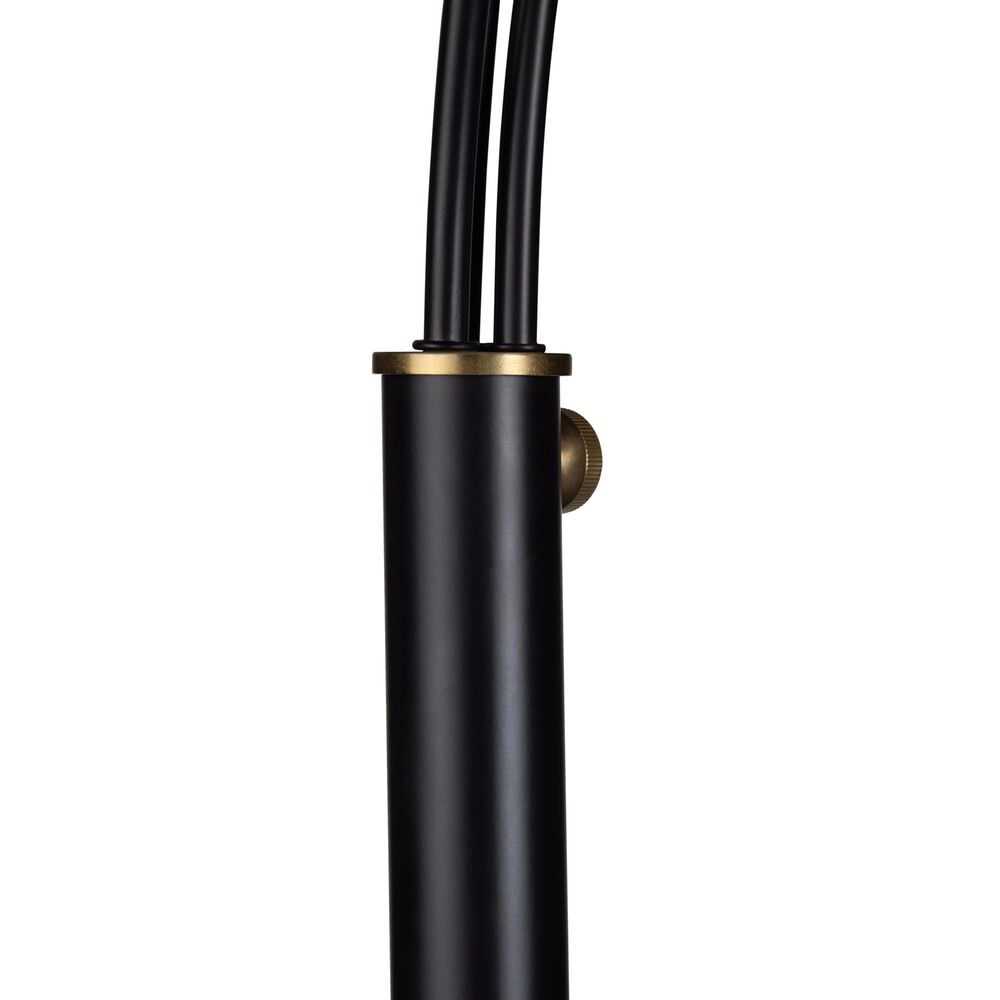 Crestview Collection Claremont Floor Lamp in Black, , large