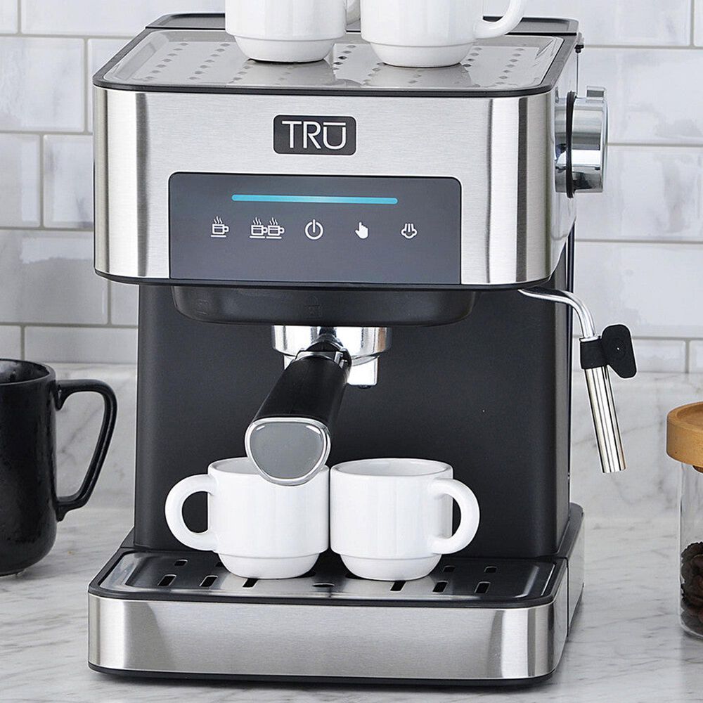 TRU Espresso Coffee Machine in Stainless Steel, , large