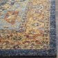 Safavieh Evoke EVK275C 2"2" x 4" Blue and Orange Scatter Rug, , large