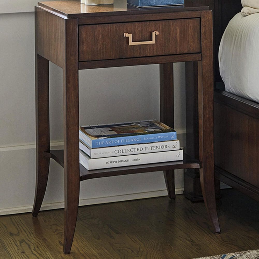 Lexington Furniture Rendezvous Vera 1-Drawer Nightstand in Sable Brown, , large