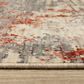Oriental Weavers Soleri 5"3" x 7"6" Beige and Pink Area Rug, , large