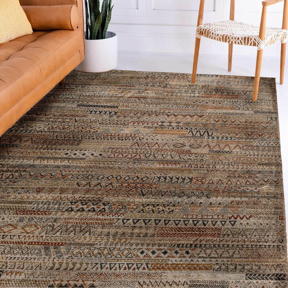 Dalyn Rug Company Lomita LO5 3&#39; x 5&#39;1&quot; Chocolate Area Rug, , large
