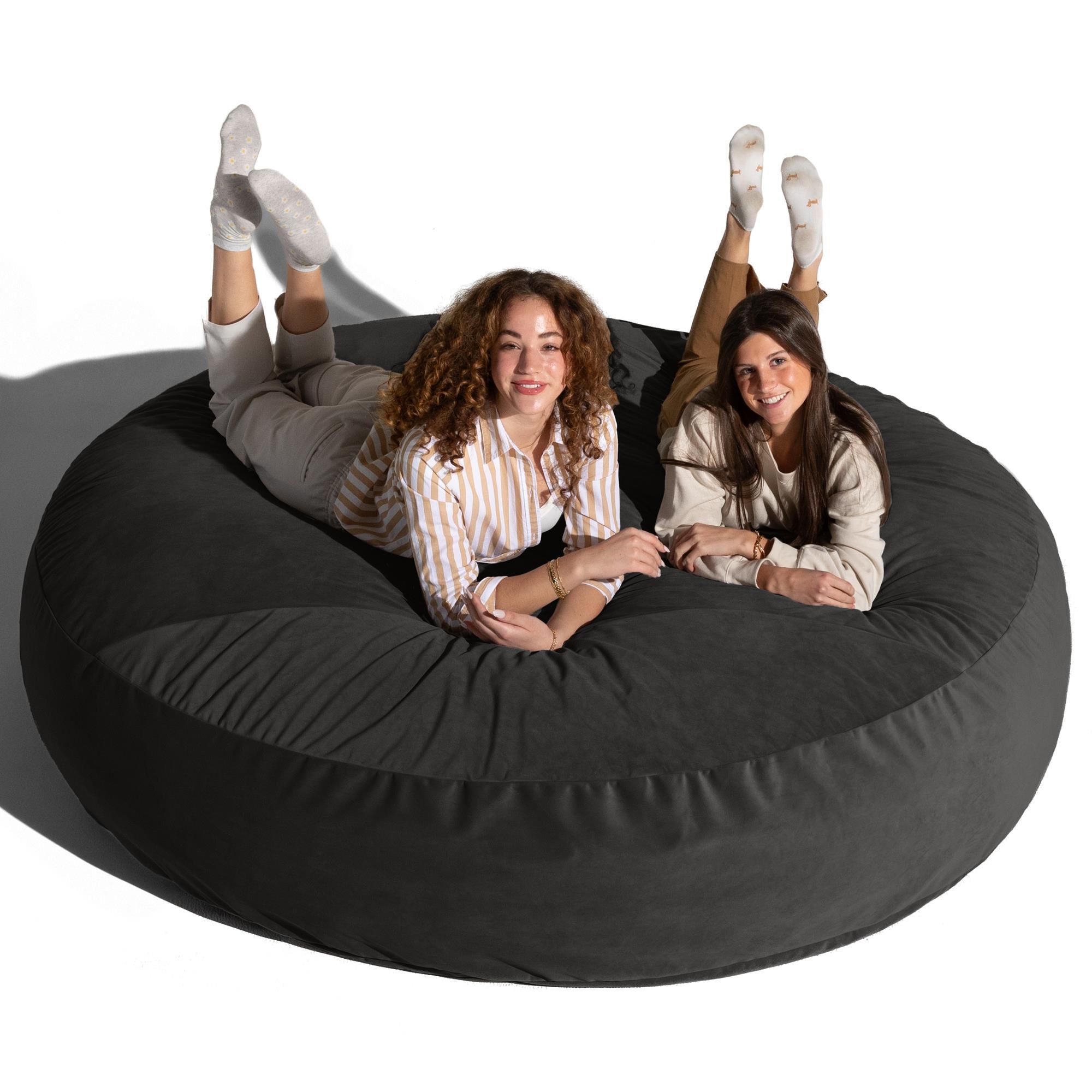 Jaxx Cocoon XL 7' Bean Bag Chair in Black