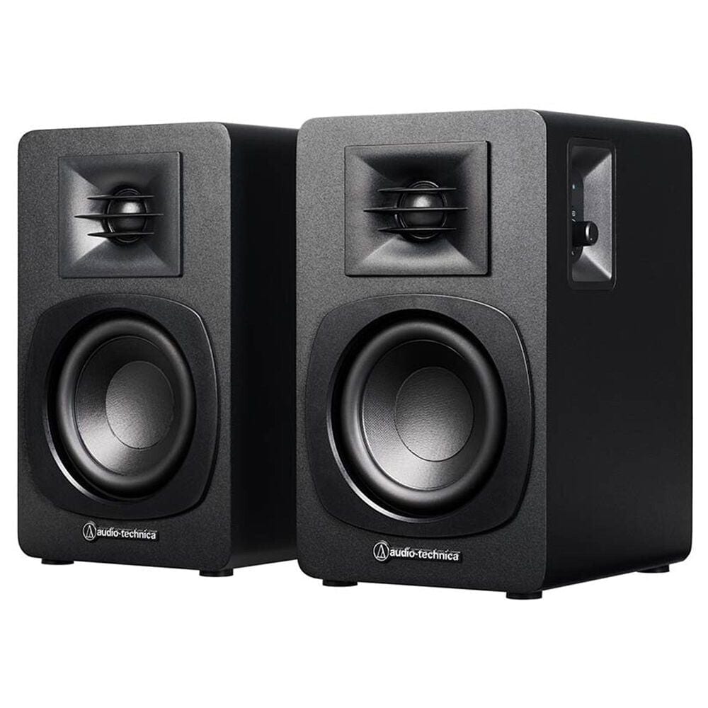 Audio-Technica Powered Bookshelf Speakers in Black, , large