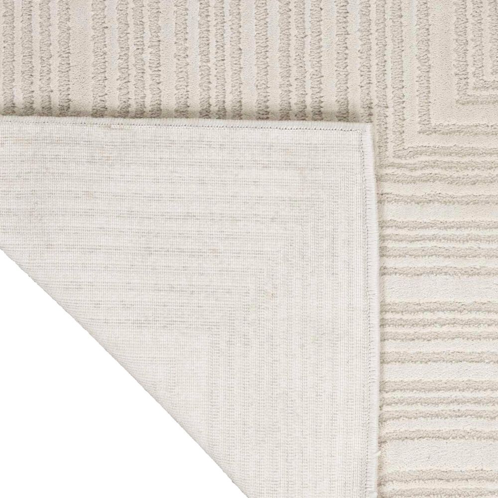 Nourison Irradiant 5&#39;3&quot; x 7&#39;3&quot; Ivory Area Rug, , large