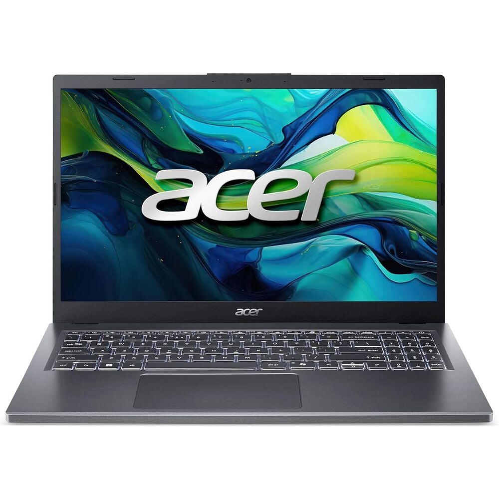 Acer Aspire 15 A15-51M-59QV 15.6" Laptop, Intel Core 5 120U, 16GB RAM, 512GB SSD, Windows 11 Home, Steel Gray, , large