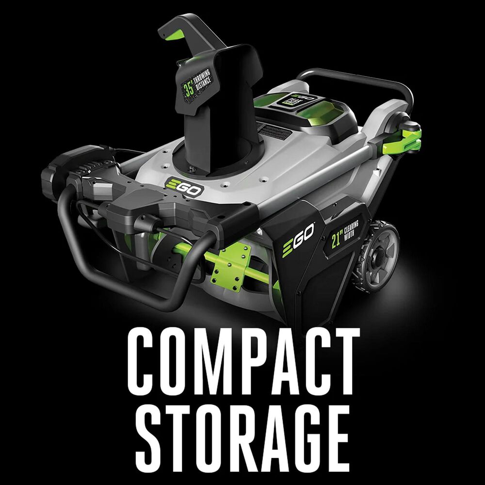EGO 21&quot; Dual Port Snow Blower Kit with Peak Power with Peak Power Two 5.0Ah Batteries and Charger Included, , large
