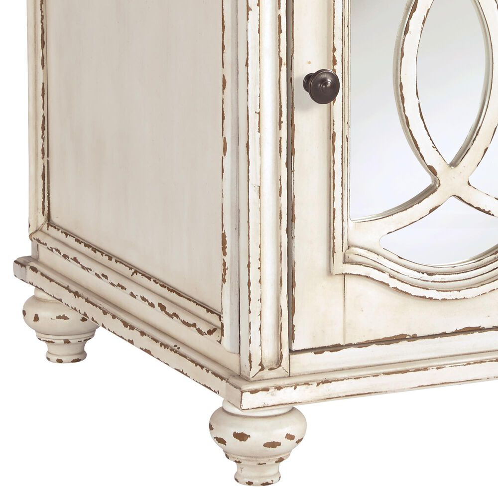Ashley Realyn Chairside End Table in White and Brown, , large