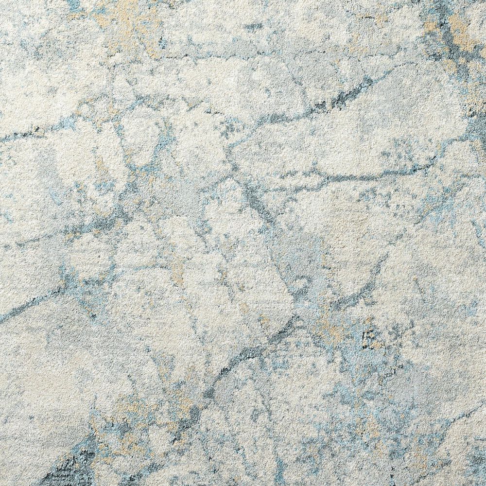 Surya Avellino 2&#39; x 2&#39;11&quot; Light Beige, Gray, Pale Blue, Tan, Deep Teal and Denim Area Rug, , large