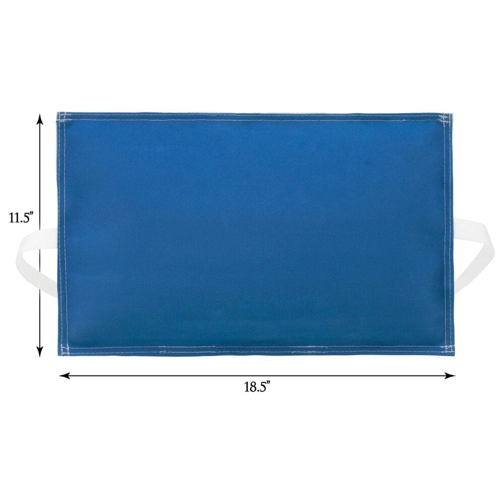 Floating Luxuries Kai 11.5&quot; x 18.5&quot; Lumbar Pillow in Pacific Blue &#40;Set of 2&#41;, , large