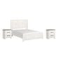 Ashley Gerridan 3-Piece Queen Bedroom Set with Nightstand in White and Gray, , large