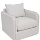 Linon Home Decor Bianca Swivel Accent Chair in Bone, , large