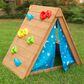 Kidkraft A Frame Hideaway & Climber in Natural, , large