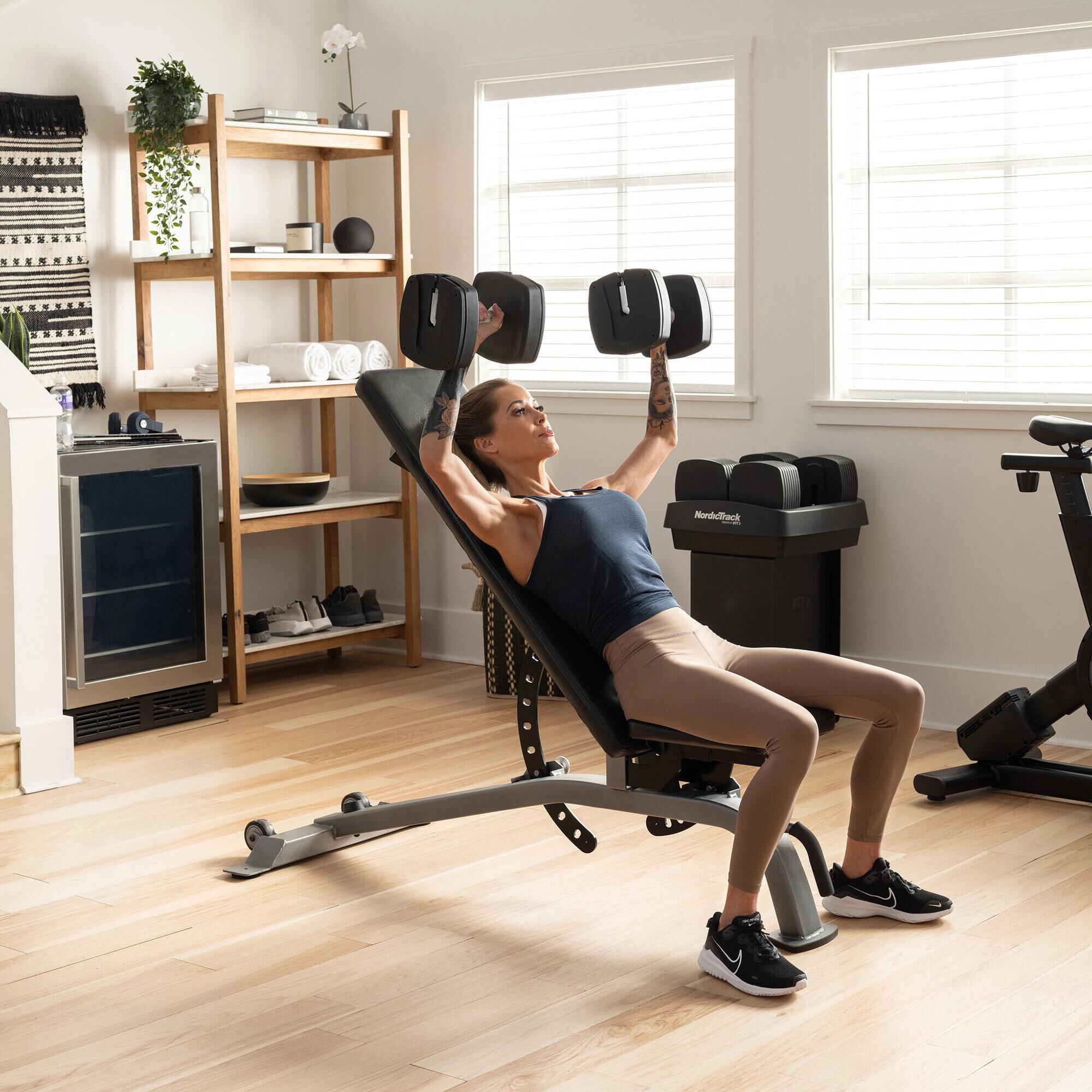 NordicTrack Adjustable Weight Bench in Black