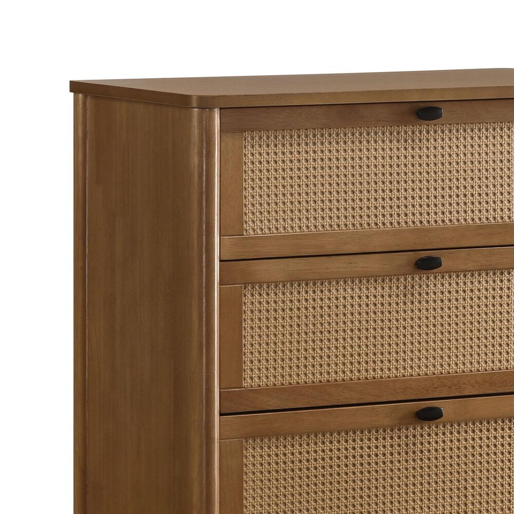 Hearth and Haven 4-Drawer Chest in Brown, , large
