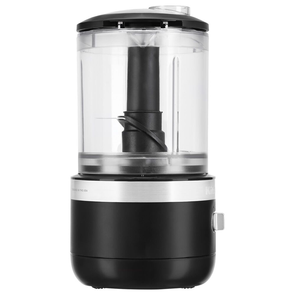 KitchenAid Cordless 5 Cup Food Chopper in Matte Black