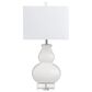 Slatehouse Serafina Table Lamp in White and Clear, , large