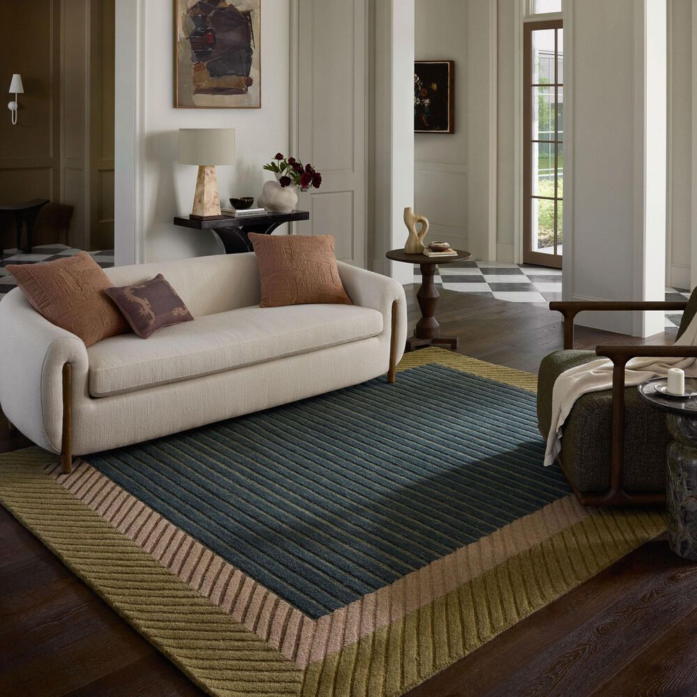 Loloi Madi Green and Multicolor 7'9" x 9'9" Area Rug, , large