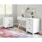 Linon Home Decor Peggy Side Storage Desk in White, , large