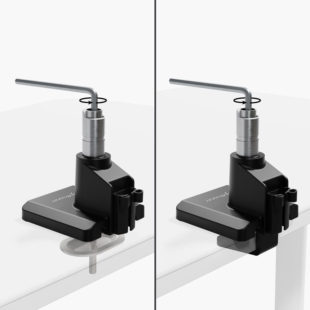 Arozzi Alzare Neo Single Gas Spring Monitor Arm in Black, , large