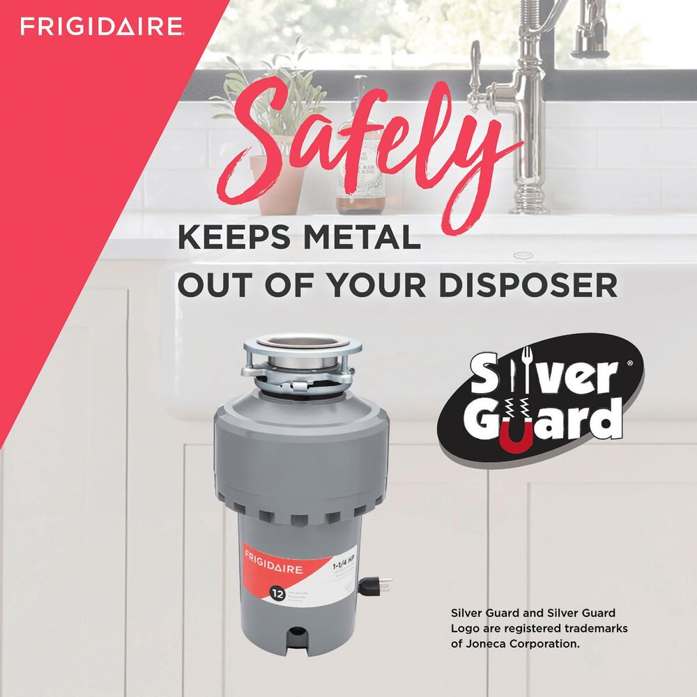 Frigidaire 1 1/4 HP Corded Disposal in Stainless Steel and Gray, , large